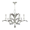 Fine Art Handcrafted Lighting Beveled Arcs 6 Light 42" Wide Crystal Chandelier