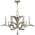 Fine Art Handcrafted Lighting Beveled Arcs Six-Light Single-Tier Beveled Crystal Chandelier