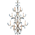 Fine Art Handcrafted Lighting Beveled Arcs Sixteen-Light Three-Tier Beveled Crystal Chandelier
