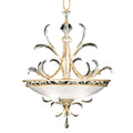 Fine Art Handcrafted Lighting Beveled Arcs 3 Light 44" Wide Crystal Pendant