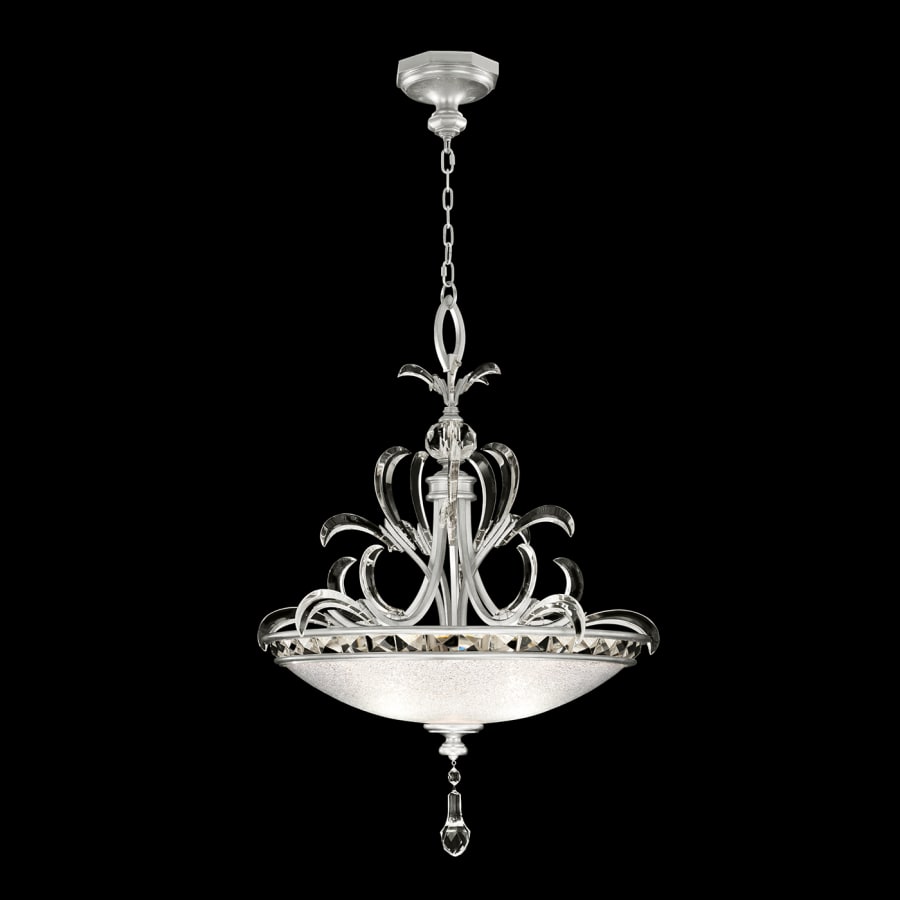 Fine Art Handcrafted Lighting Beveled Arcs 3 Light 32" Wide Crystal Pendant