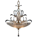 Fine Art Handcrafted Lighting Beveled Arcs 32" Diameter Three-Light Beveled Crystal Bowl Pendant
