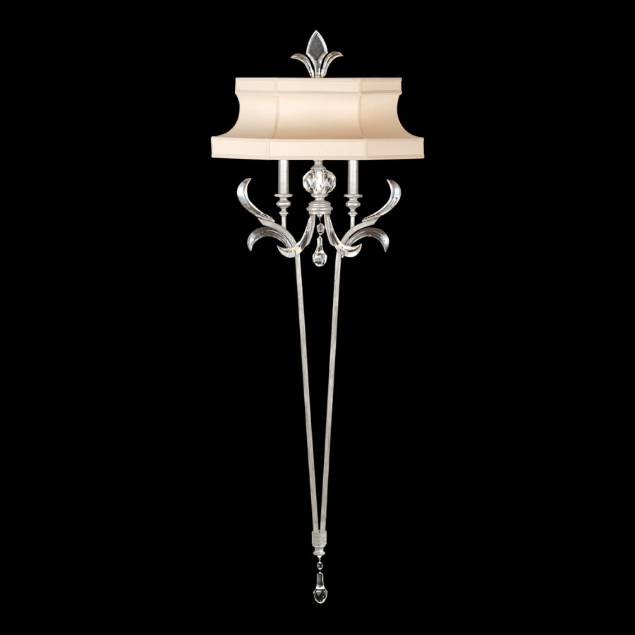Fine Art Handcrafted Lighting Beveled Arcs 2 Light 66" Tall Wall Sconce
