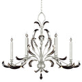 Fine Art Handcrafted Lighting Beveled Arcs 6 Light 44" Wide Crystal Chandelier