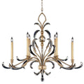 Fine Art Handcrafted Lighting Beveled Arcs Six-Light Single-Tier Beveled Crystal Chandelier