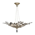 Fine Art Handcrafted Lighting Crystal Laurel 6 Light 47" Wide Crystal Chandelier