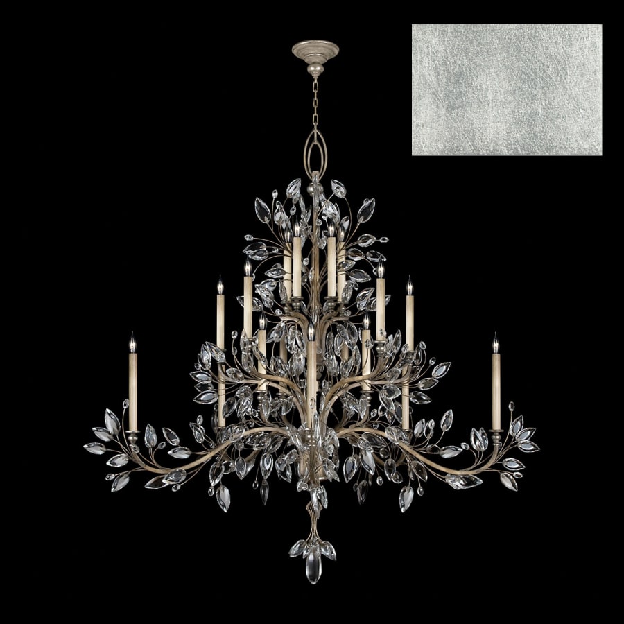 Fine Art Handcrafted Lighting Crystal Laurel 20 Light 75" Wide Crystal Chandelier