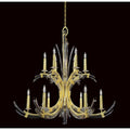 Fine Art Handcrafted Lighting Trevi 12 Light 42" Wide Crystal Abstract Chandelier