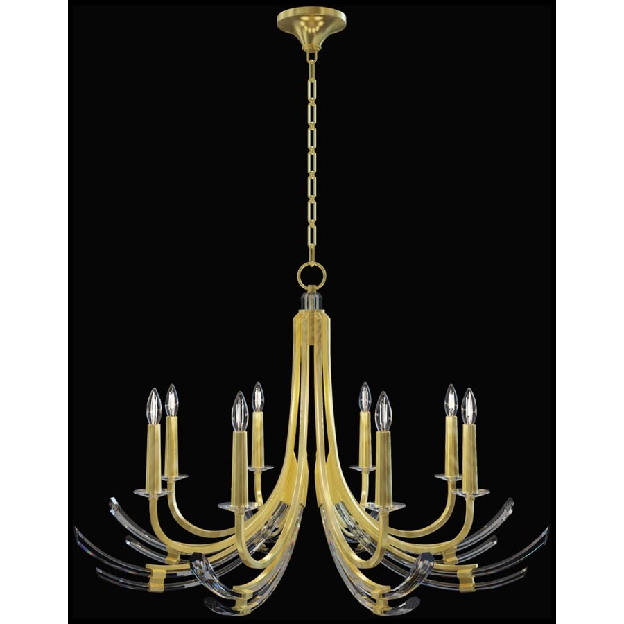 Fine Art Handcrafted Lighting Trevi 8 Light 40" Wide Crystal Abstract Chandelier