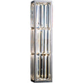 Fine Art Handcrafted Lighting Crystal Enchantment Two-Light Wall Sconce with Multi-Faceted Crystal Panels