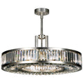 Fine Art Handcrafted Lighting Crystal Enchantment 29" Diameter Six-Light Drum Pendant with Multi-Faceted Crystal Panels
