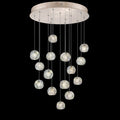Fine Art Handcrafted Lighting Natural Inspirations 15 Light 21" Wide LED Crystal Multi Light Pendant