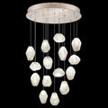 Fine Art Handcrafted Lighting Natural Inspirations 15 Light 21" Wide LED Crystal Multi Light Pendant