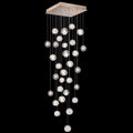 Fine Art Handcrafted Lighting Natural Inspirations 30 Light 30" Wide LED Crystal Multi Light Pendant