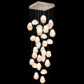 Fine Art Handcrafted Lighting Natural Inspirations 30 Light 30" Wide LED Crystal Multi Light Pendant