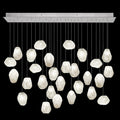 Fine Art Handcrafted Lighting Natural Inspirations 28 Light 54" Wide LED Crystal Multi Light Pendant