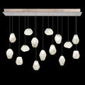 Fine Art Handcrafted Lighting Natural Inspirations 15 Light 48" Wide LED Crystal Multi Light Pendant