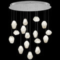 Fine Art Handcrafted Lighting Natural Inspirations 16 Light 32" Wide LED Crystal Multi Light Pendant