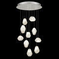 Fine Art Handcrafted Lighting Natural Inspirations 10 Light 22" Wide LED Crystal Multi Light Pendant