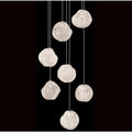 Fine Art Handcrafted Lighting Vesta 7 Light 14" Wide LED Abstract Multi Light Pendant