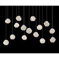 Fine Art Handcrafted Lighting Vesta 15 Light 48" Wide LED Abstract Multi Light Pendant