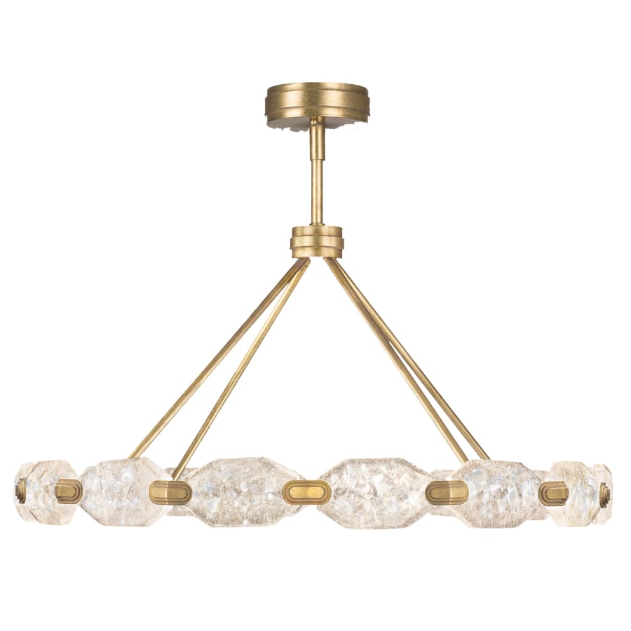 Fine Art Handcrafted Lighting Allison Paladino 32 Light LED Foyer Pendant with Quartz Shades