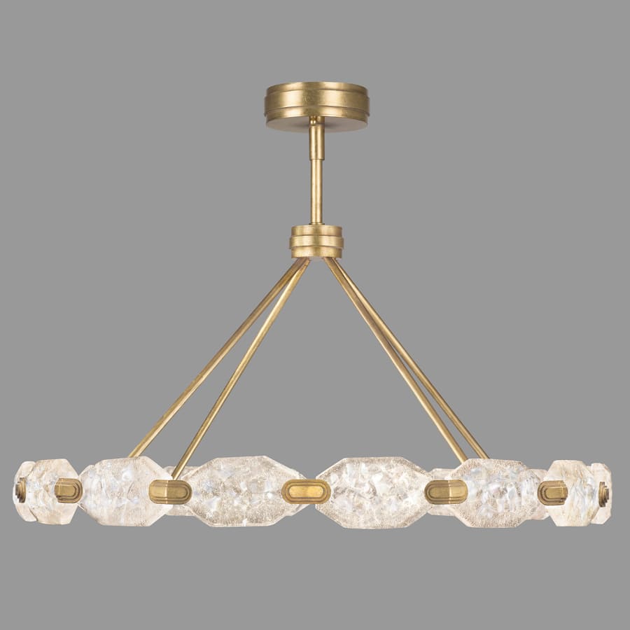 Fine Art Handcrafted Lighting Allison Paladino 32 Light LED Foyer Pendant with Quartz Shades