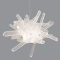 Fine Art Handcrafted Lighting Diamantina 3 Light LED Single Pendant with Quartz Shade