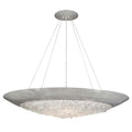 Fine Art Handcrafted Lighting Arctic Halo 3 Light 44" Wide Crystal Pendant