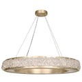 Fine Art Handcrafted Lighting Arctic Halo 16 Light 5" High Crystal Chandelier