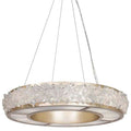 Fine Art Handcrafted Lighting Arctic Halo 12 Light 5" High Crystal Chandelier