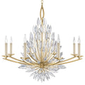 Fine Art Handcrafted Lighting Lily Buds 8 Light 41" Wide Crystal Chandelier