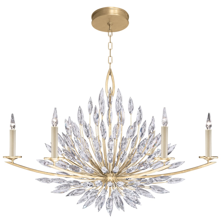 Fine Art Handcrafted Lighting Lily Buds 6 Light 48" Wide Crystal Chandelier