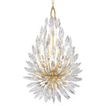 Fine Art Handcrafted Lighting Lily Buds 6 Light 24" Wide Crystal Chandelier