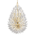 Fine Art Handcrafted Lighting Lily Buds 12 Light 34" Wide Crystal Chandelier