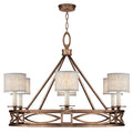 Fine Art Handcrafted Lighting Cienfuegos 6 Light 40" Wide Ring Chandelier