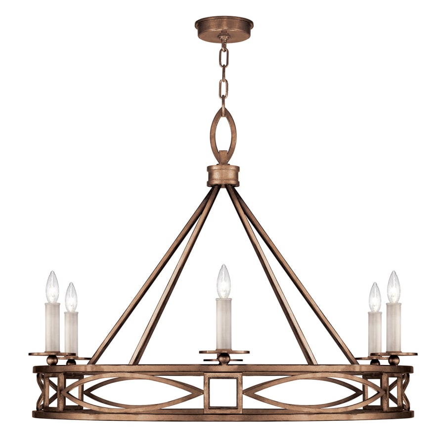 Fine Art Handcrafted Lighting Cienfuegos 6 Light 37-1/2" Wide Taper Candle Chandelier