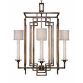 Fine Art Handcrafted Lighting Cienfuegos 4 Light 24" Wide Chandelier with Fabric Shades