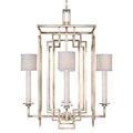 Fine Art Handcrafted Lighting Cienfuegos 4 Light 24" Wide Chandelier with Fabric Shades