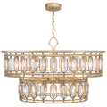 Fine Art Handcrafted Lighting Westminster 20 Light 42" Wide Crystal Drum Chandelier