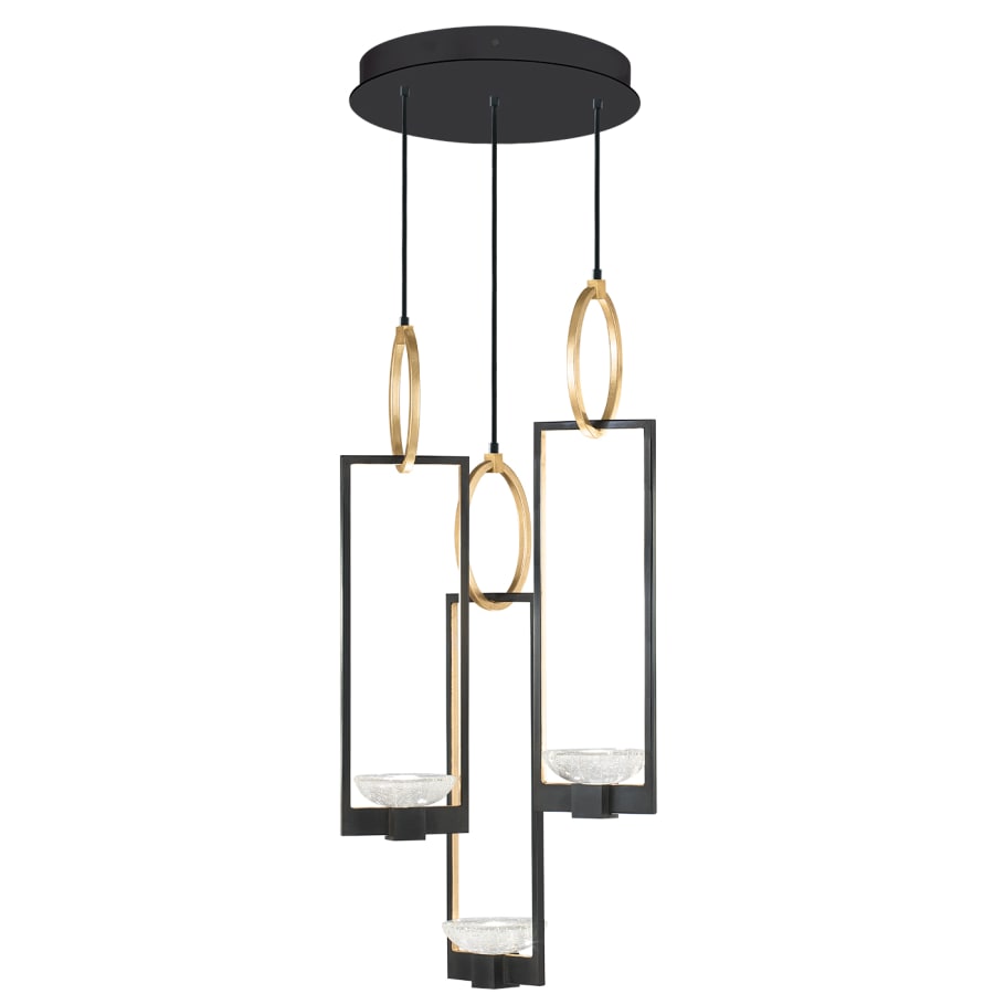 Fine Art Handcrafted Lighting Delphi 3 Light 19" Wide LED Multi Light Pendant