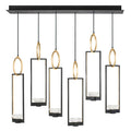 Fine Art Handcrafted Lighting Delphi 6 Light 48" Wide LED Linear Pendant