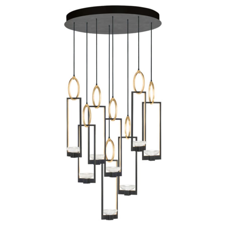 Fine Art Handcrafted Lighting Delphi 8 Light 34" Wide LED Multi Light Pendant
