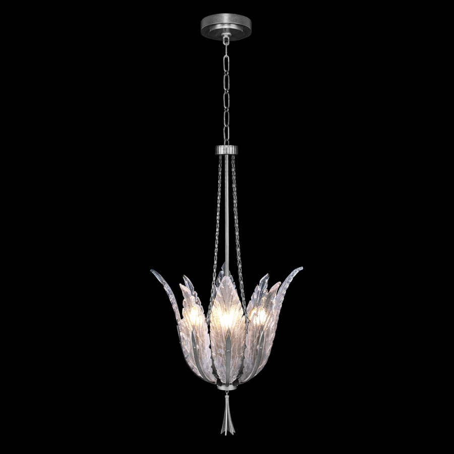 Fine Art Handcrafted Lighting Plume 4 Light 18" Wide Crystal Pendant