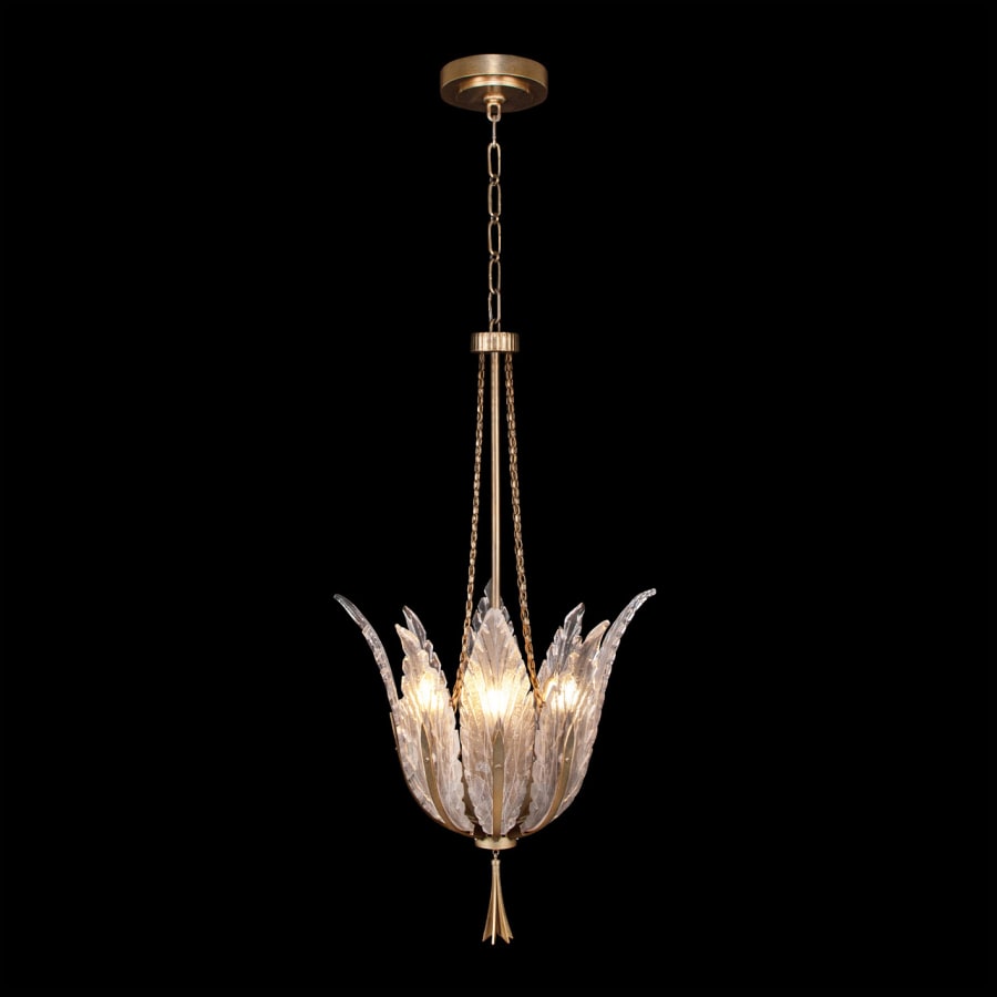 Fine Art Handcrafted Lighting Plume 4 Light 18" Wide Crystal Pendant