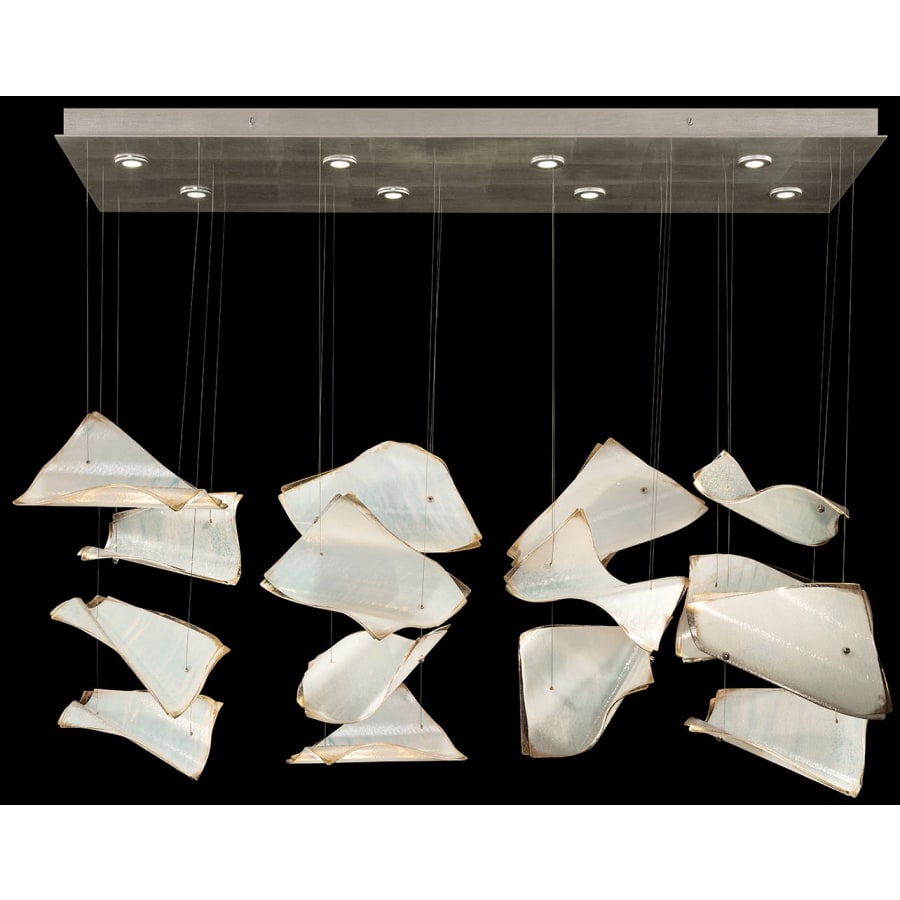 Fine Art Handcrafted Lighting Elevate 8 Light 54" Wide LED Abstract Multi Light Pendant