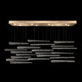 Fine Art Handcrafted Lighting Elevate 8 Light 62" Wide LED Crystal Chandelier