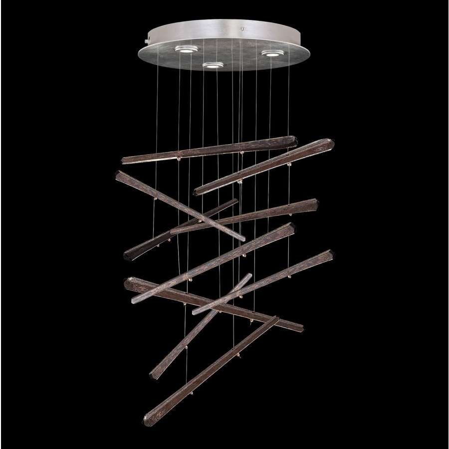 Fine Art Handcrafted Lighting Elevate 3 Light 23" Wide LED Abstract Multi Light Pendant