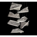 Fine Art Handcrafted Lighting Elevate 3 Light 23" Wide LED Abstract Multi Light Pendant