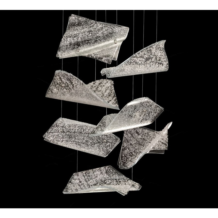 Fine Art Handcrafted Lighting Elevate 3 Light 23" Wide LED Abstract Multi Light Pendant